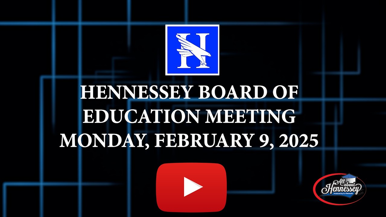 Hennessey Board of Education Meeting, February 9, 2026