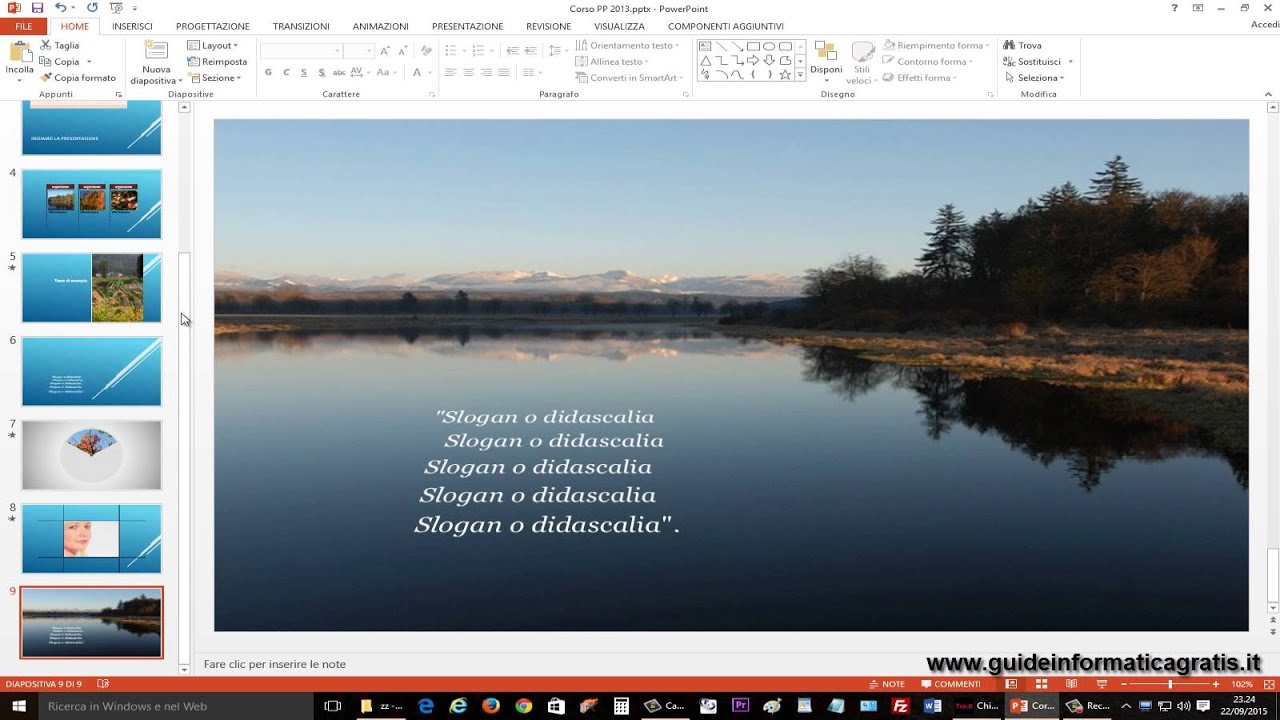 Corso Power Point 2013 - guida 03 / collegamenti tra diapositive
