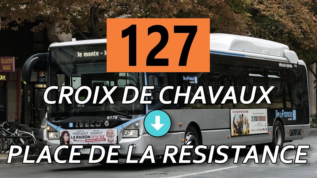 Ligne 127 | Croix de Chavaux - Place de la Résistance