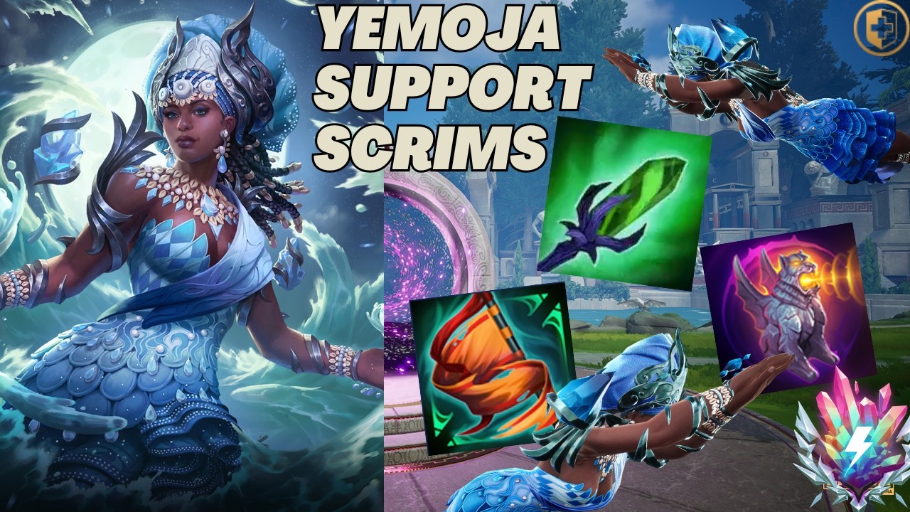 PRO SCRIMS WITH COMMS!! | Yemoja Deity Support Smite 2 Gameplay