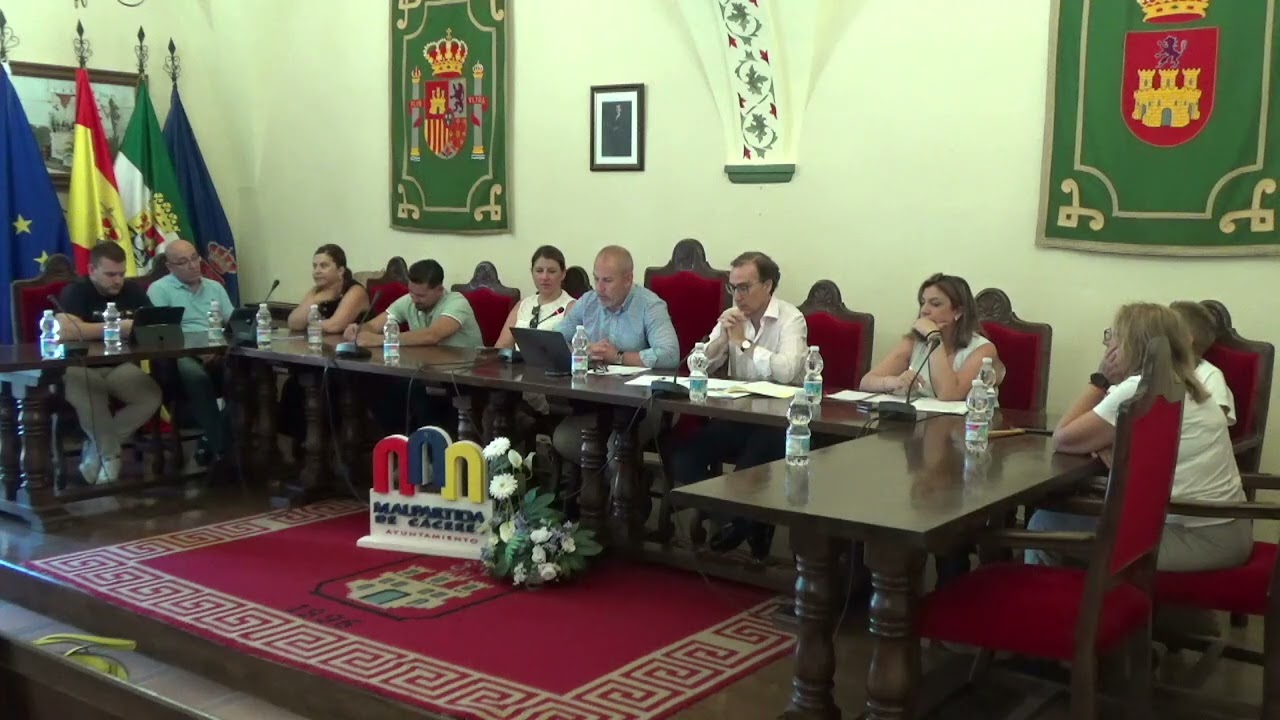Pleno extraordinario del mes de julio