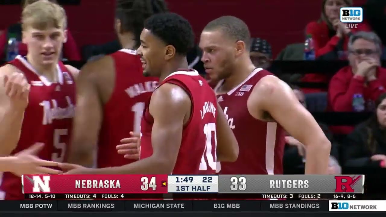 Highlights | Nebraska MBB vs. Rutgers
