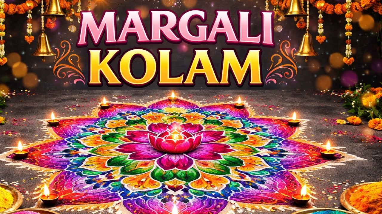 Welcome to Margali Kolam Designs for Beginners | Daily Series🌺🌼