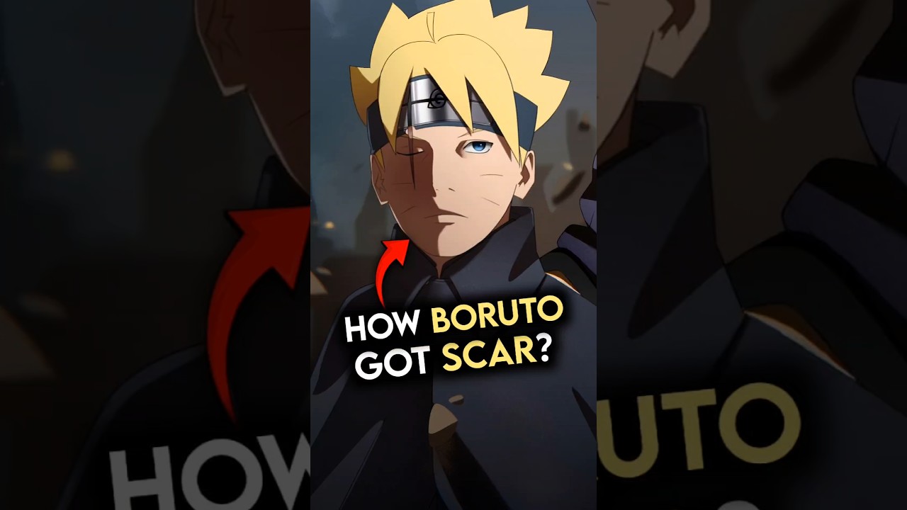 How Boruto Really Got The Scar On His Right Eye in the series!