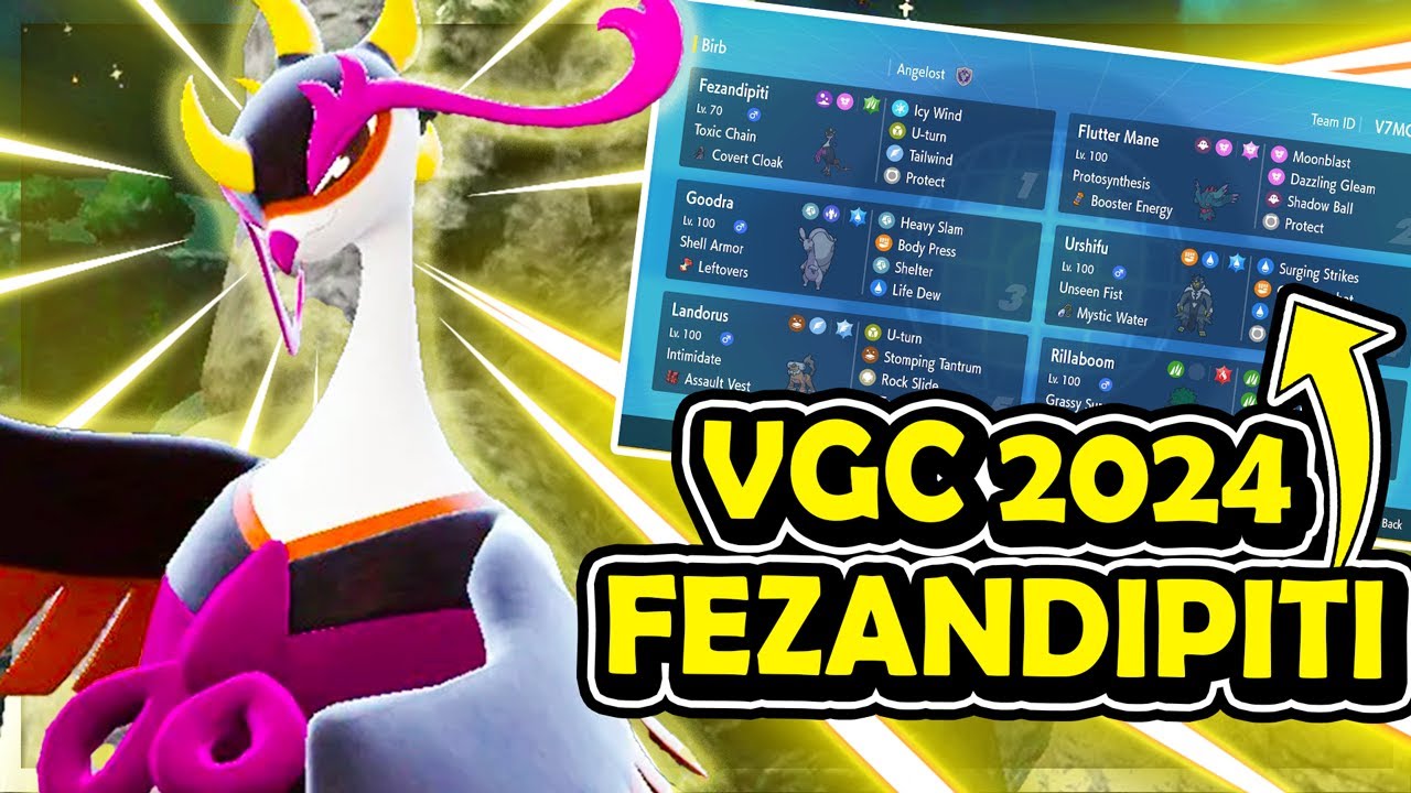 The Serendipitous FEZANDIPITI Tries its BEST in VGC 2024 Regulation E