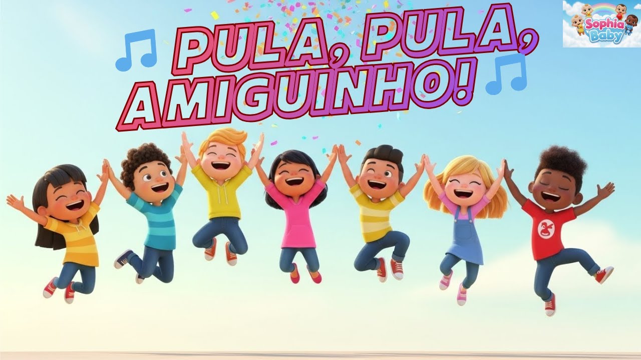 🎵 Pula, Pula, Amiguinho! - Música Infantil 🎵