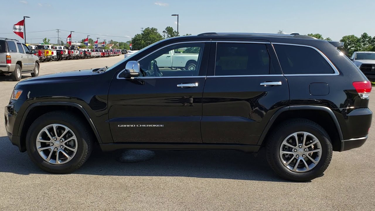 2015 JEEP GRAND CHEROKEE LIMITED BRILLIANT BLACK WALKAROUND SOLD! 8J367A