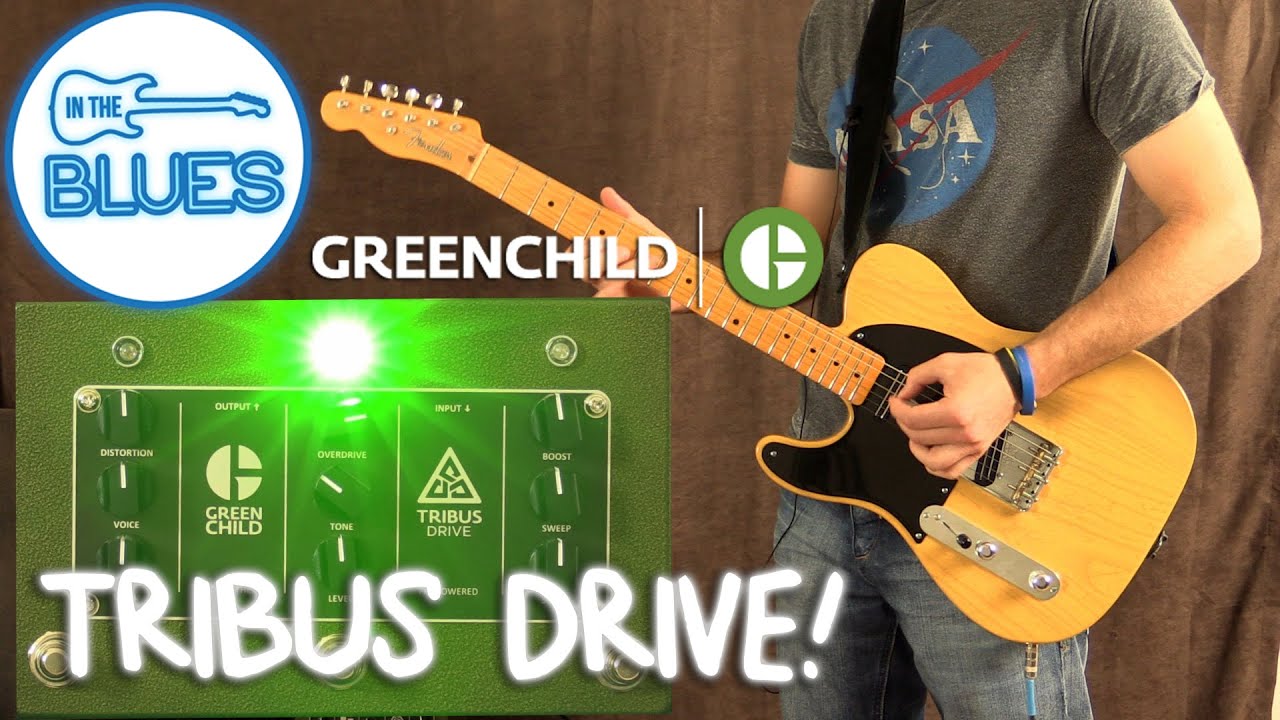 Greenchild Tribus Drive Pedal - Boost, Overdrive, and Distortion
