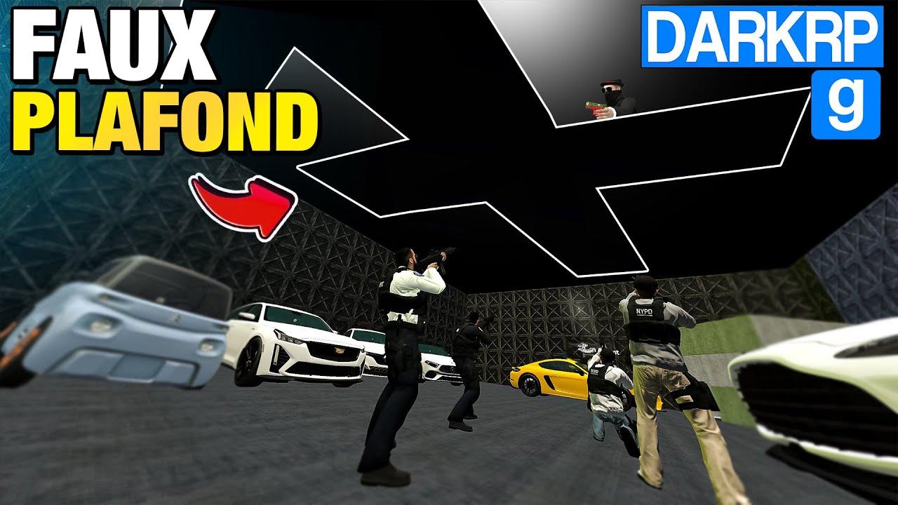 JE PIEGE LES FLICS AVEC UNE BASE INVISIBLE ! - GMOD DarkRP