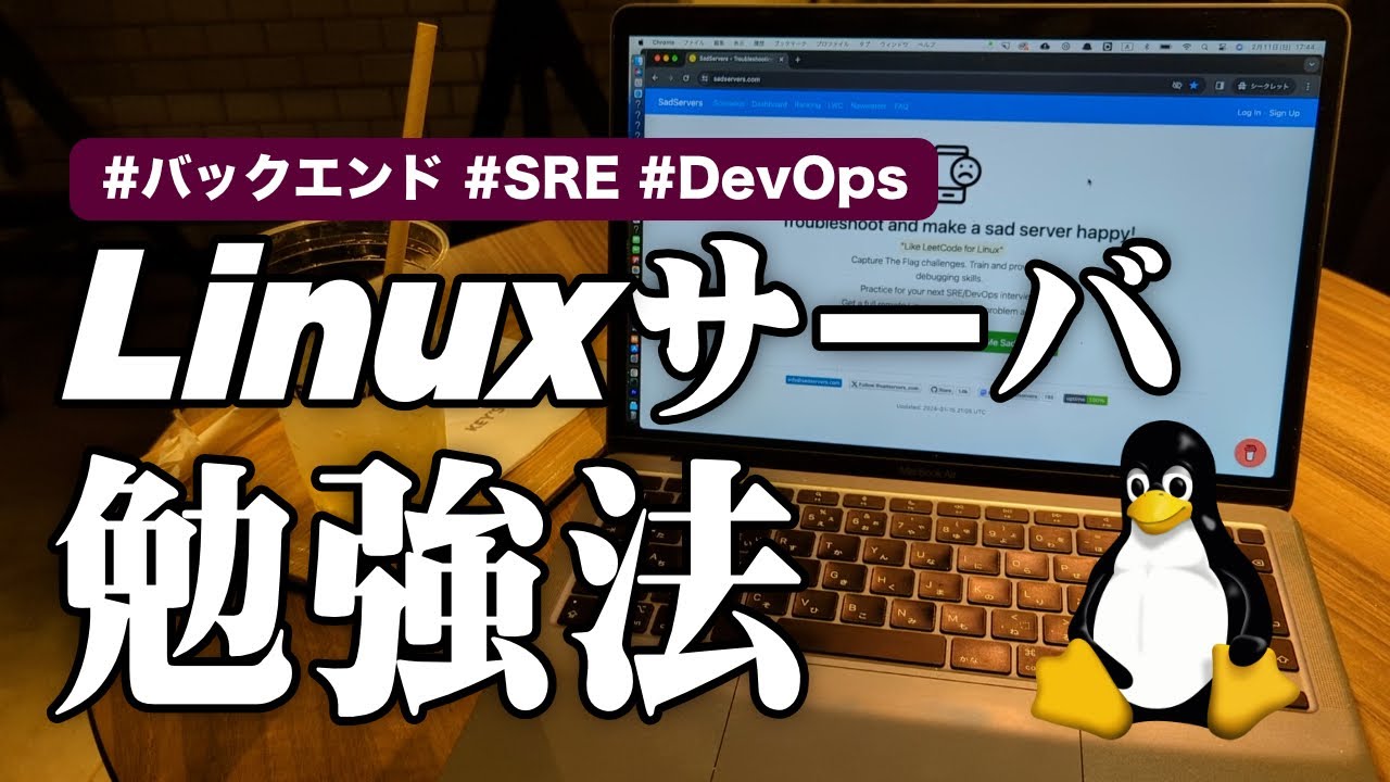 Linuxサーバ勉強法。コマンドも覚えられます。バックエンド・SRE・DevOps / SadServers