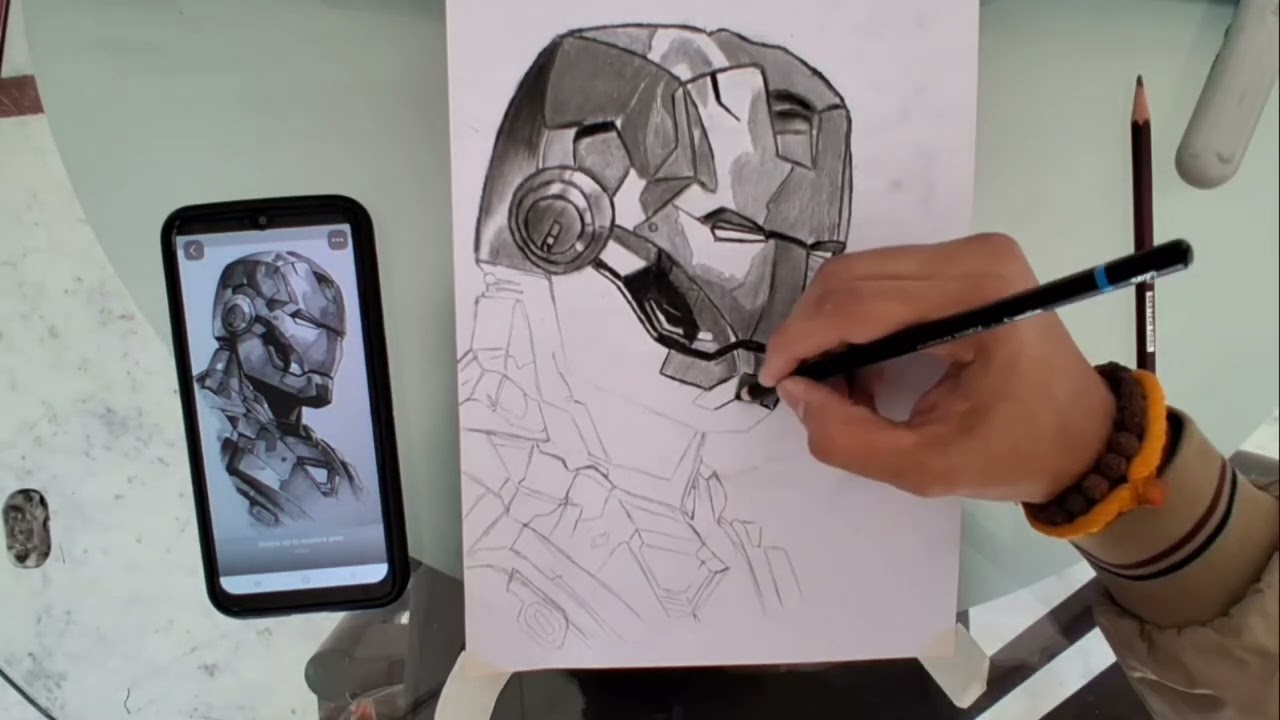 Tutorial video of iron man ​🤖