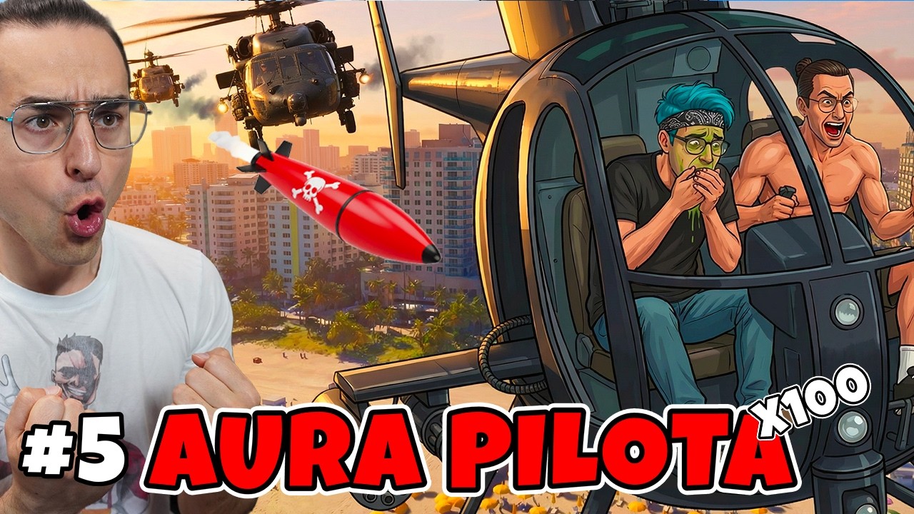 🤣 FUGA nei cieli di Los Santos con TEKTEK e CICCIO il capo MAFIA 🔥 su GTA 5 RP