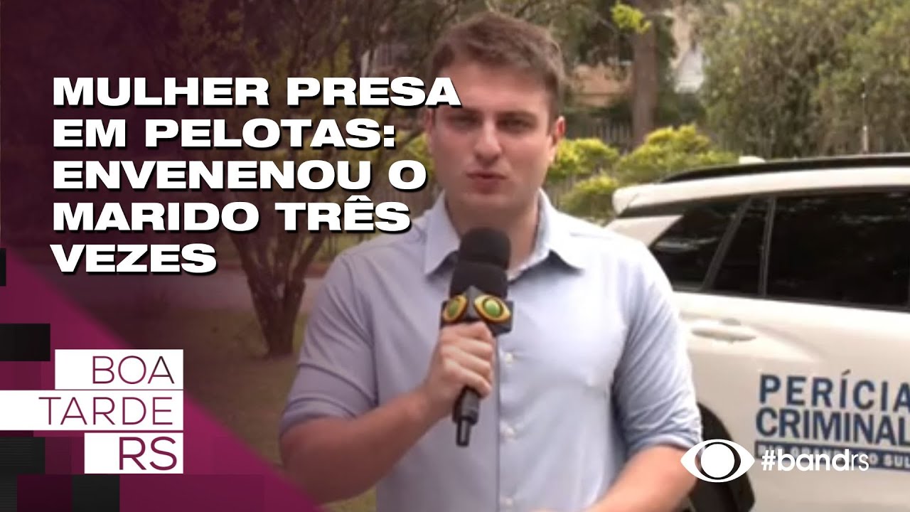 Mulher presa em Pelotas: envenenou o marido três vezes