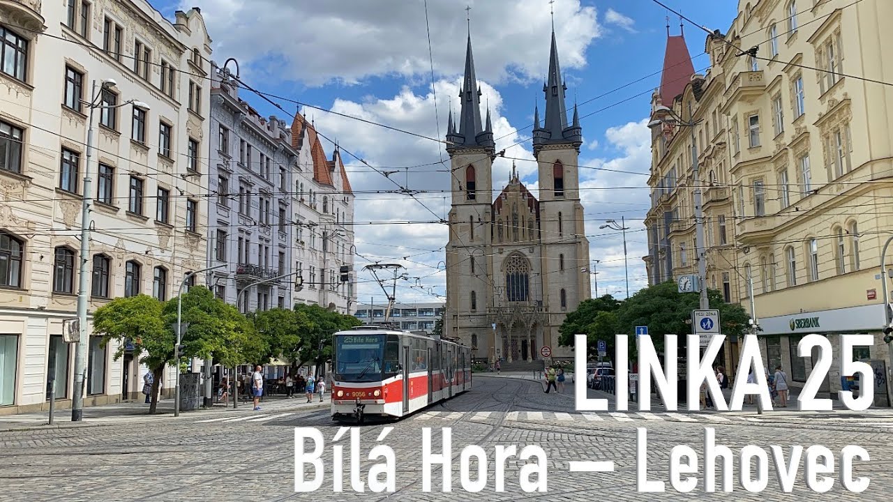 LINKA 25 - Bílá Hora–Lehovec [4K]