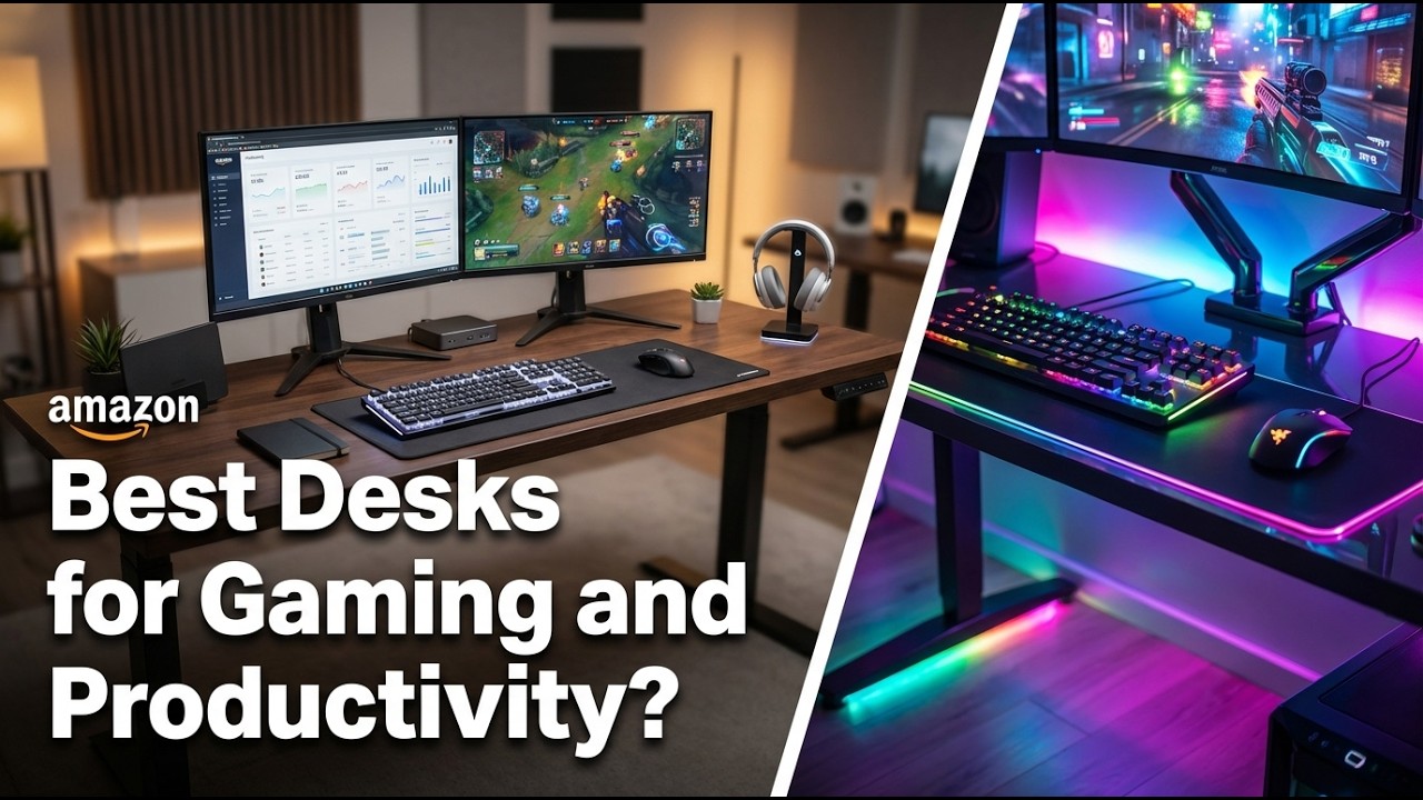 Best Gaming and Standing Desks on Amazon in 2026!