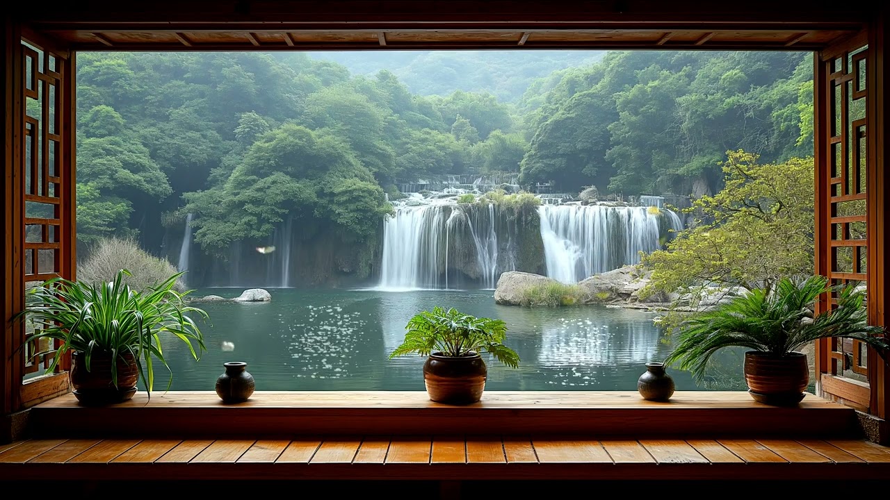 Ventana a la Naturaleza • Cascada Majestuosa y Lago Escondido