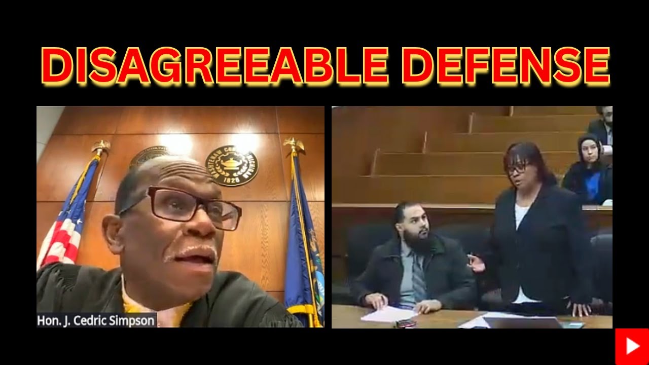 Judge Simpson Snaps at Defense Attorney's Attitude