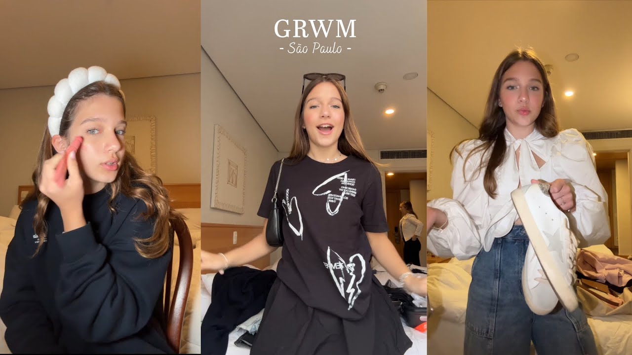 Grwm Compilado Tiktok - Alguns dias em São Paulo