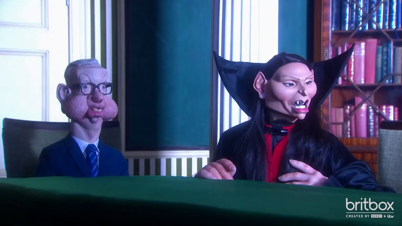 Boris has a Halloween séance | Spitting Image on BritBox