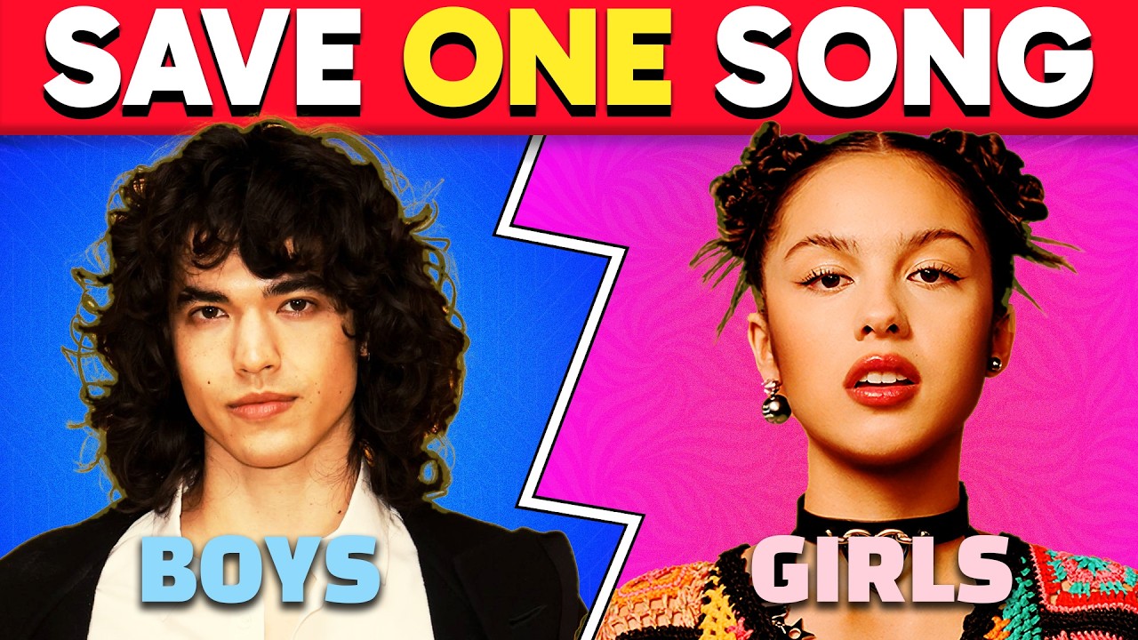 Save ONE Song Boys vs Girls Song Battle of Most Popular Hits | Music Quiz