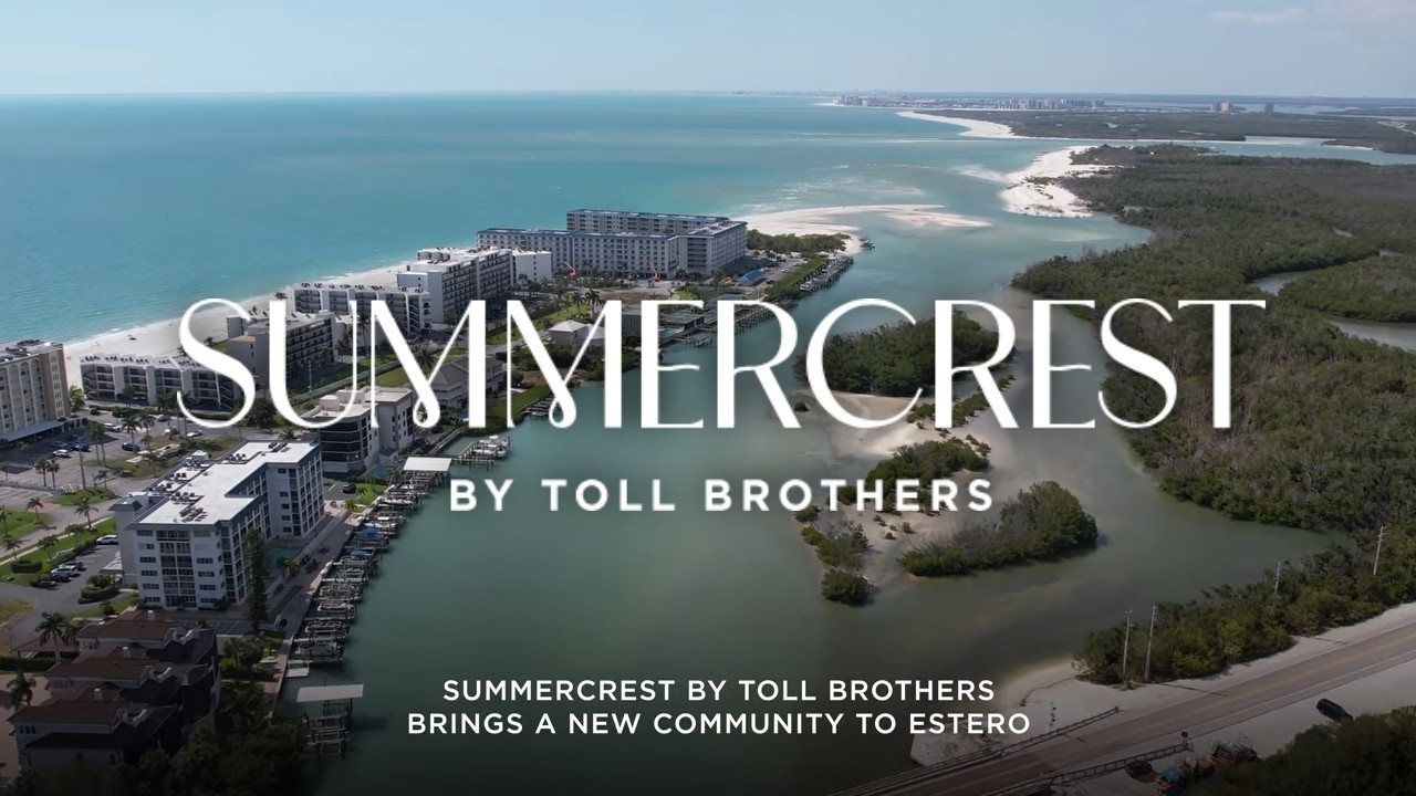 Summercrest by Toll Brothers community tour in Estero, FL Area Tour
