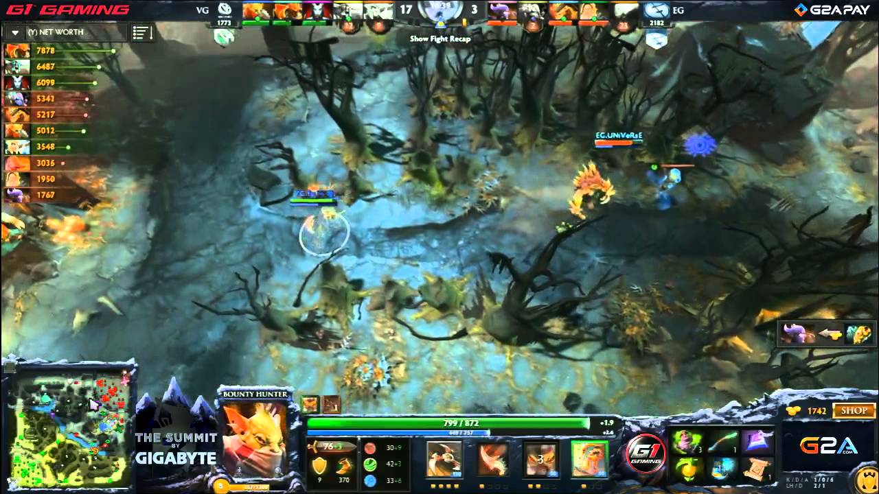 EG vs Vici Gaming - Game 2 (Summit 3 - LAN Finals) - Zyori, syndereN, & Ryuu