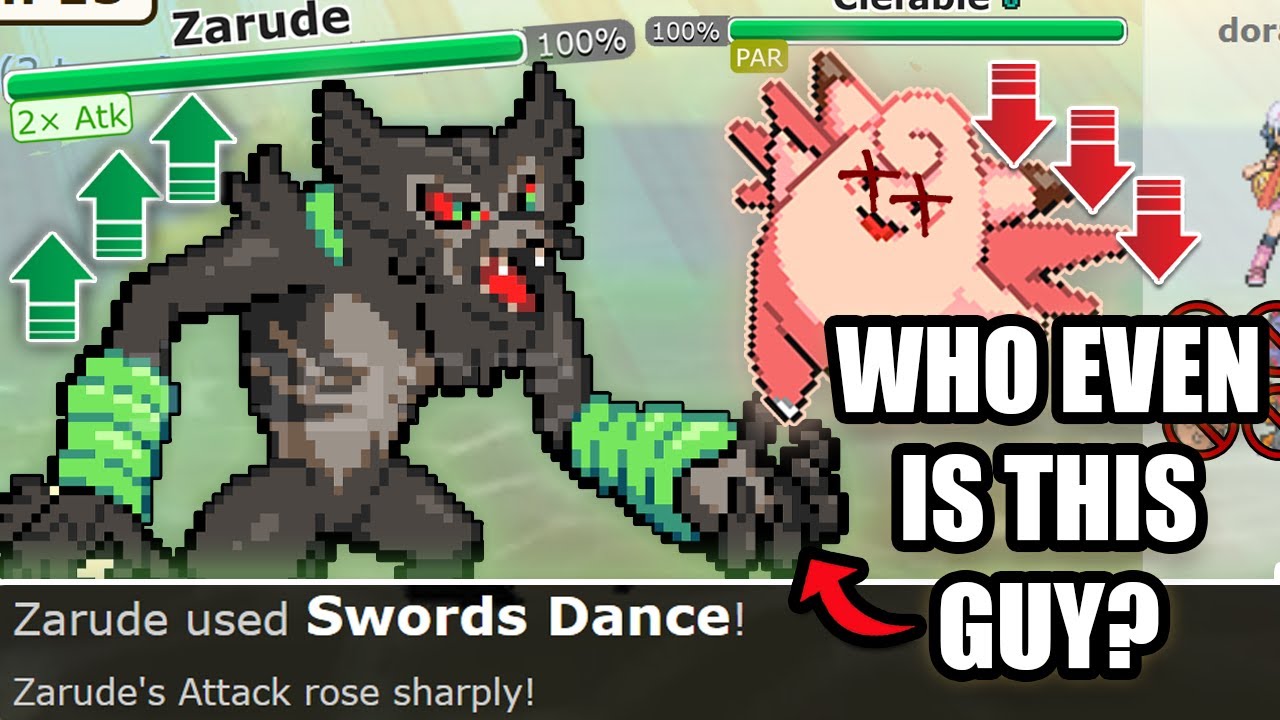 WTF? RARE Zarude spotting in this Official Tournament Playoffs...