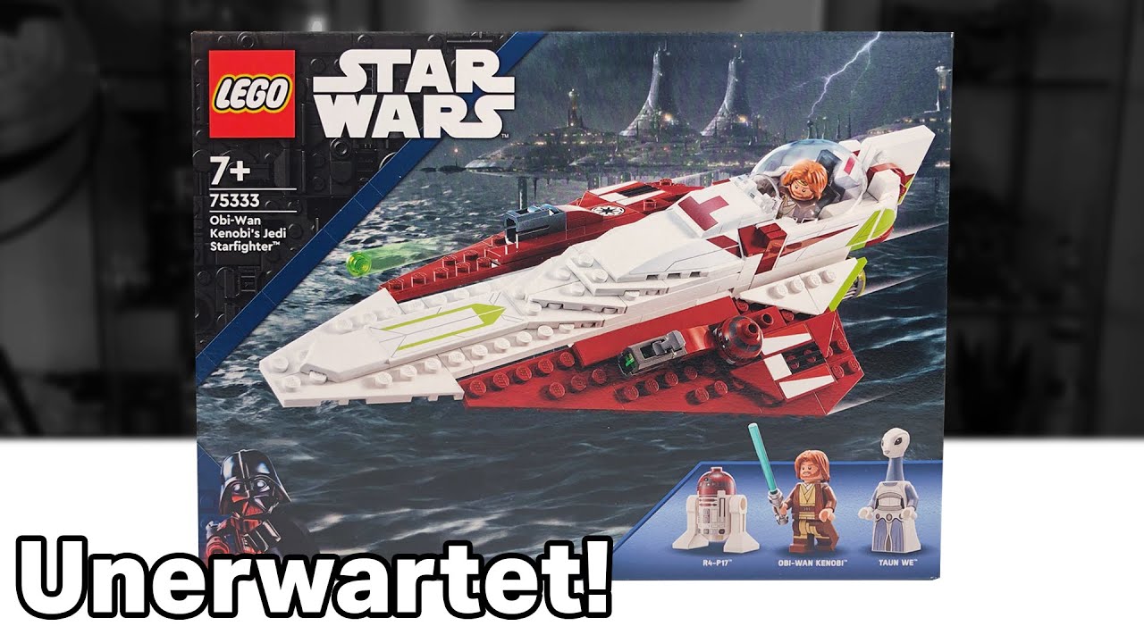 Das habe ich NICHT kommen sehen... 🤔 Lego Star Wars 75333 Obi-Wan Kenobi's Starfighter Review