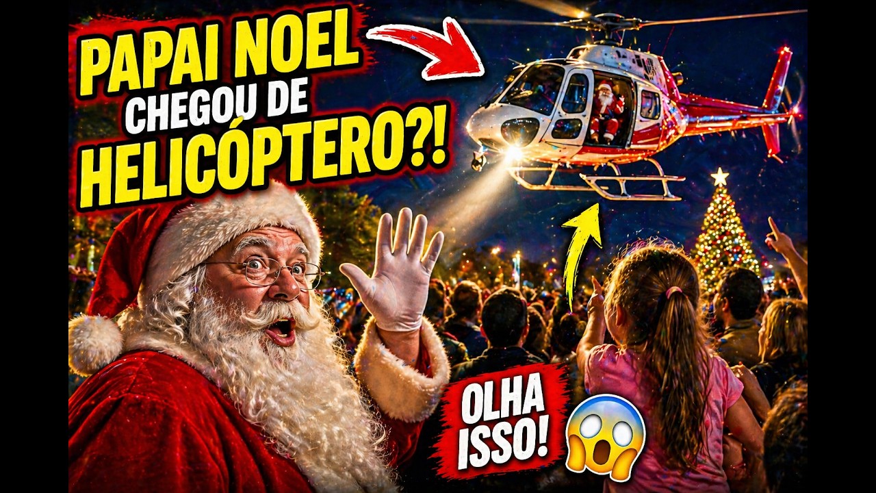 Um helicóptero lá no céu, o Papai Noel esta chegando em Itatiba by El Jefe  Midnight lunch