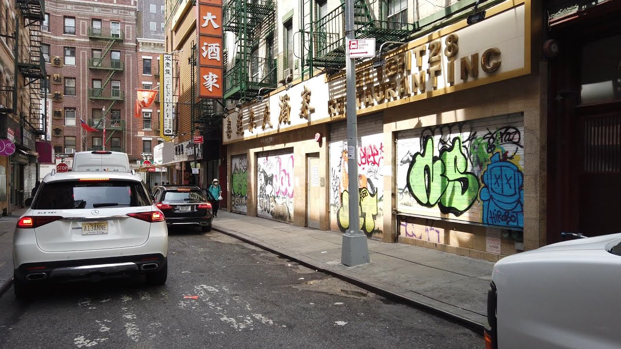 ⁴ᴷ⁶⁰ Walking NYC's Chinatown to Two Bridges, Manhattan (August 21, 2020)