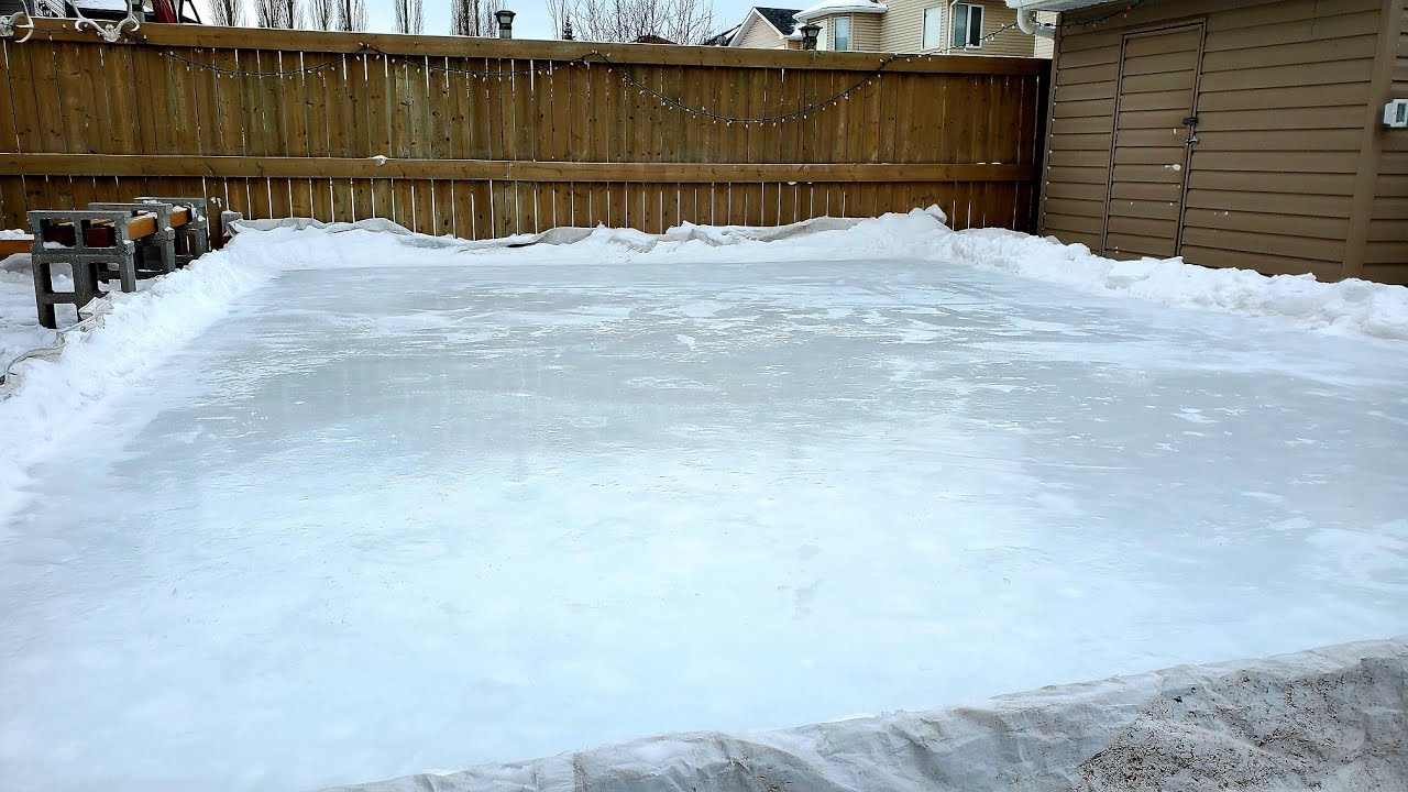 Building a Backyard Skating Rink