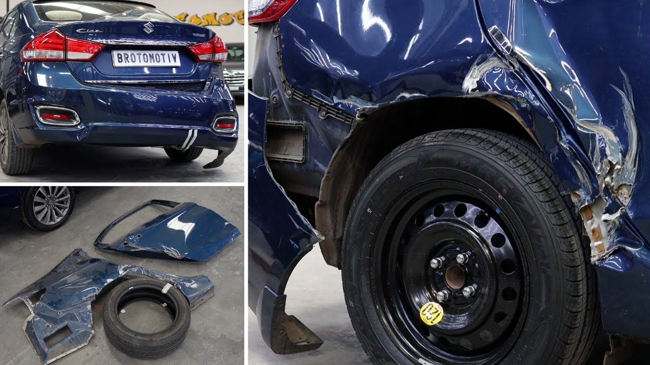 This Ciaz met with an accident and we made it perfect again