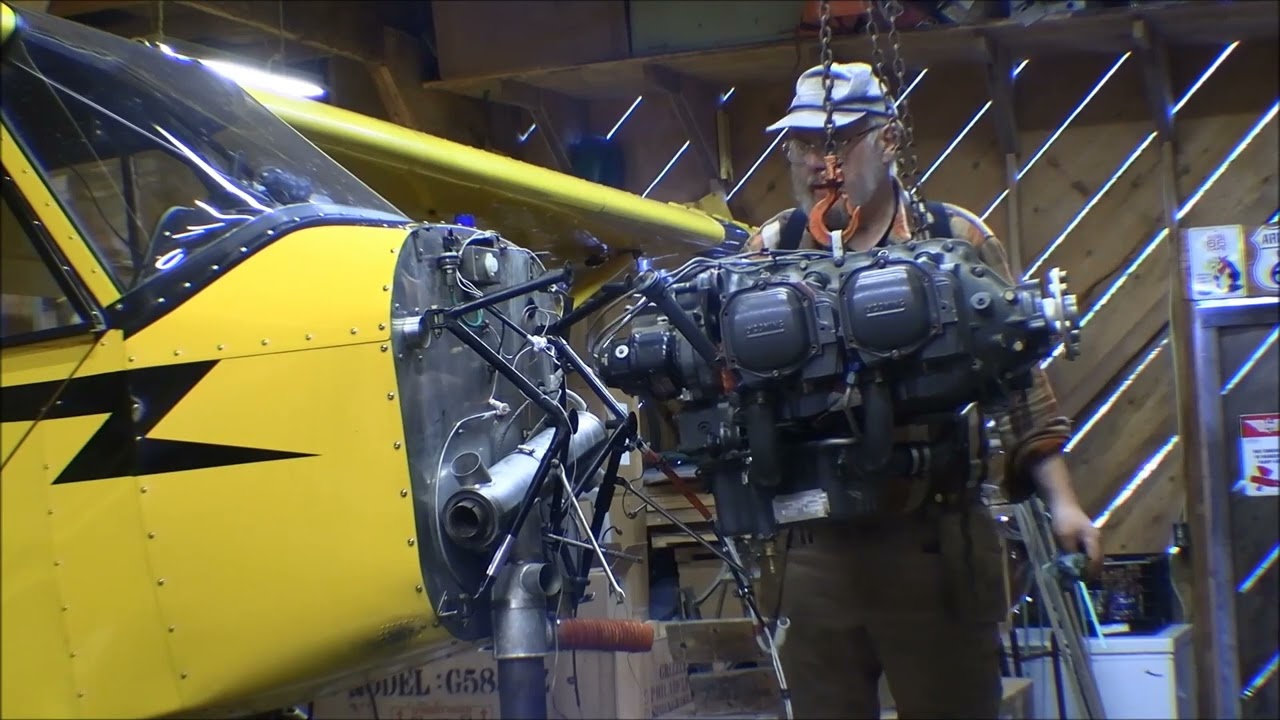 Piper Super Cub Engine Change #5: Engine Dismount