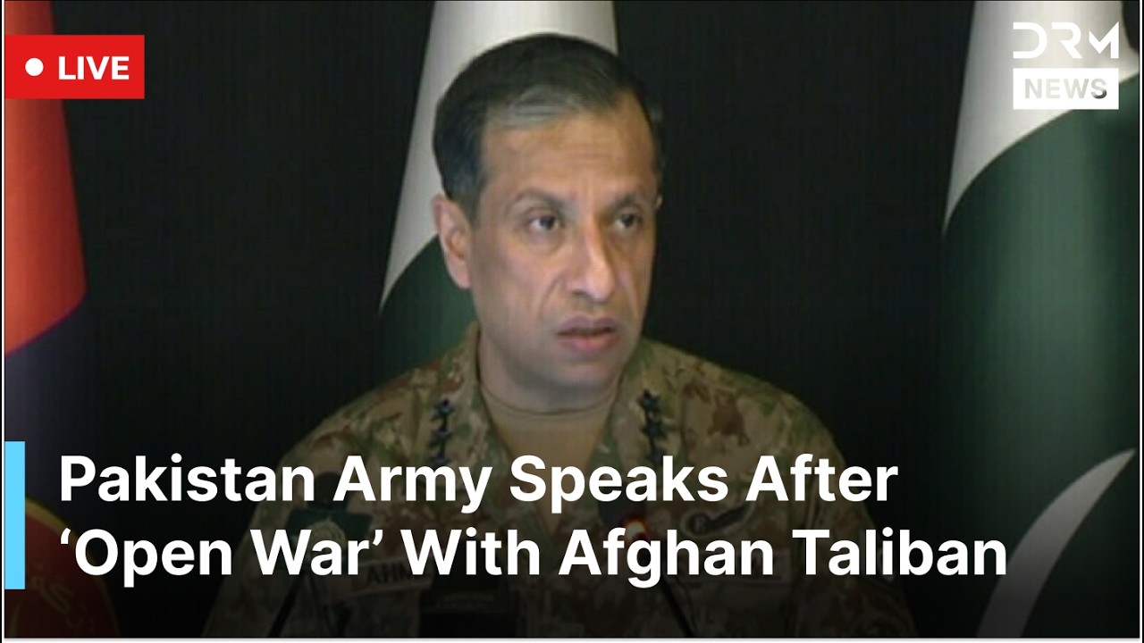 LIVE: Pakistan Army Holds News Conference After Airstrikes in Afghanistan