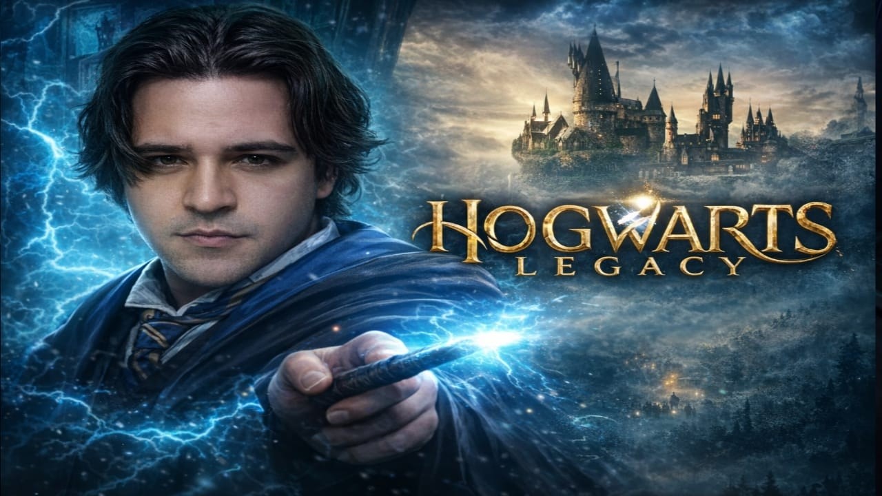 Hogwarts legacy pela primeira vez! obrigado Epic games
