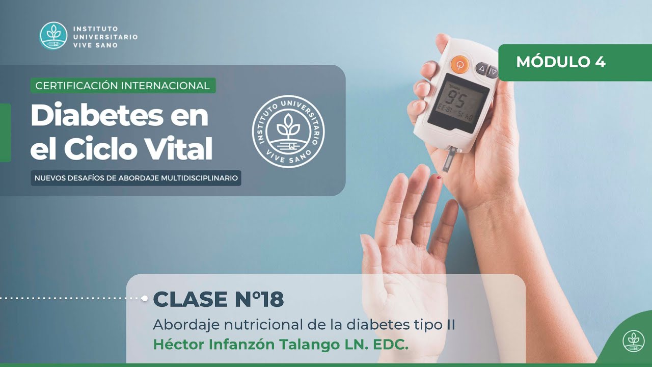 Abordaje nutricional de la diabetes tipo II -  Instituto Universitario Vive Sano