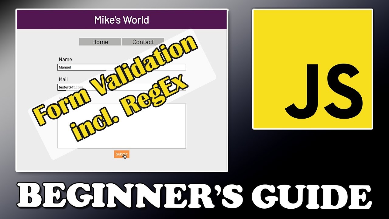 JavaScript Tutorial | Form Validation | Part 3