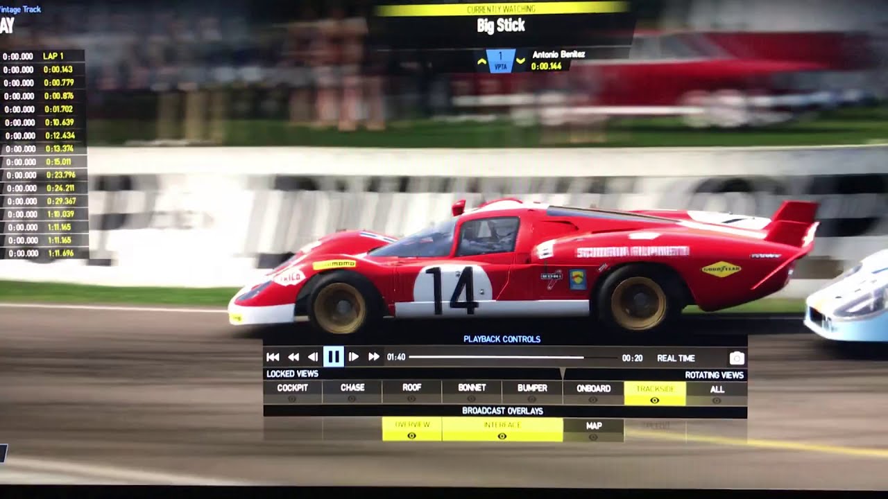 Ferrari 512 S Long Tail passes Gulf Wyer Porsche 917 '71 Le Mans on Mulsanne Straight-Project Cars 2