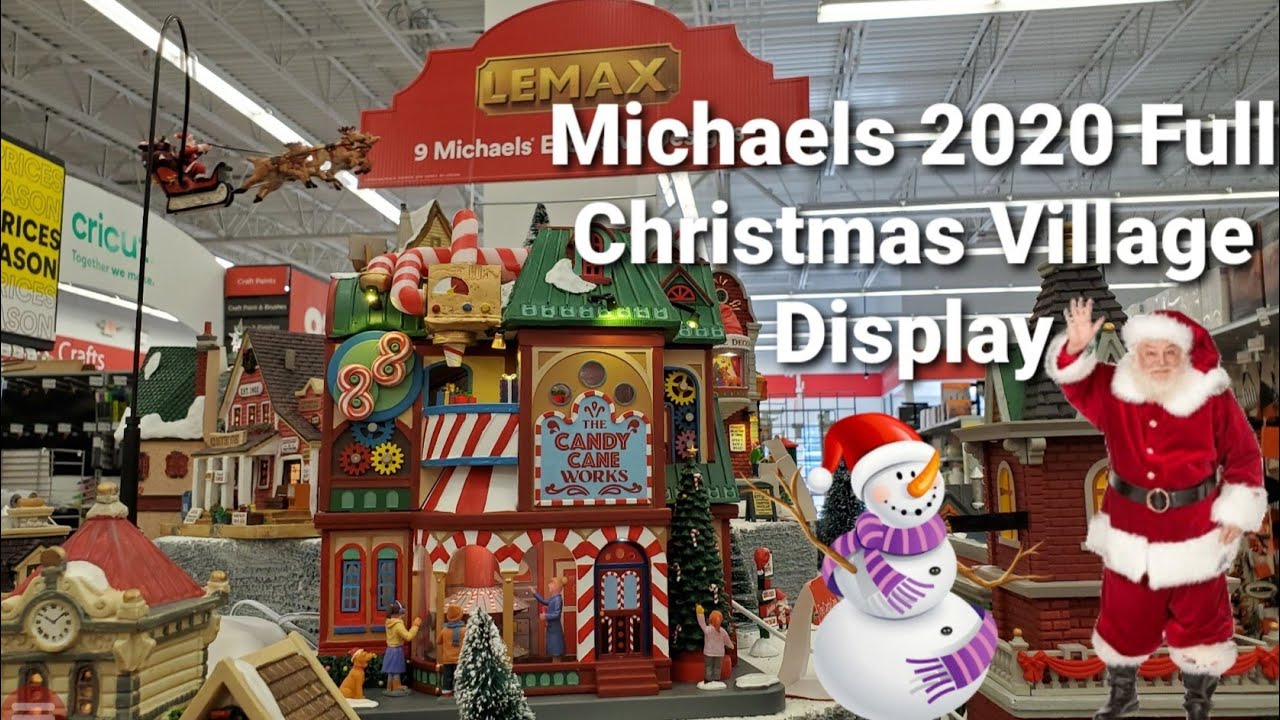 Michaels Lemax  2020 Full Christmas Town Display