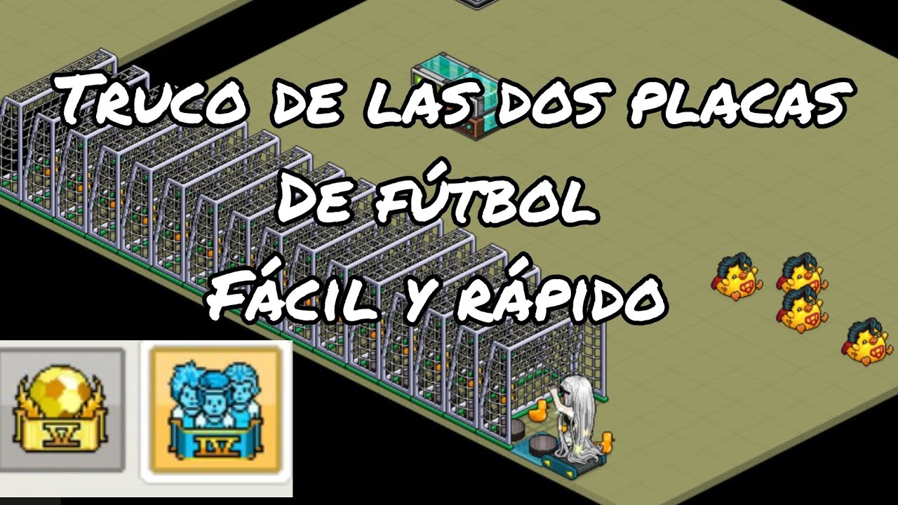 TRUCO LAS DOS PLACAS DE FUTBOL GOL AL TIEMPO RAPIDO Y FACIL CON WIRED Y ARQUI GRATIS EN HABBO 2025
