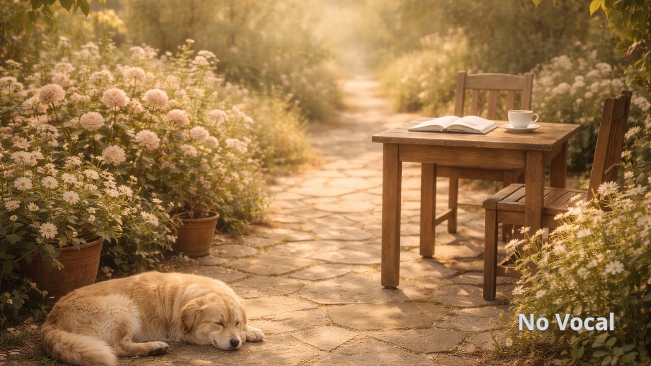 MORNING ZEN CAFE – Soft Piano Ambient (No Vocal) | Gentle Concentration