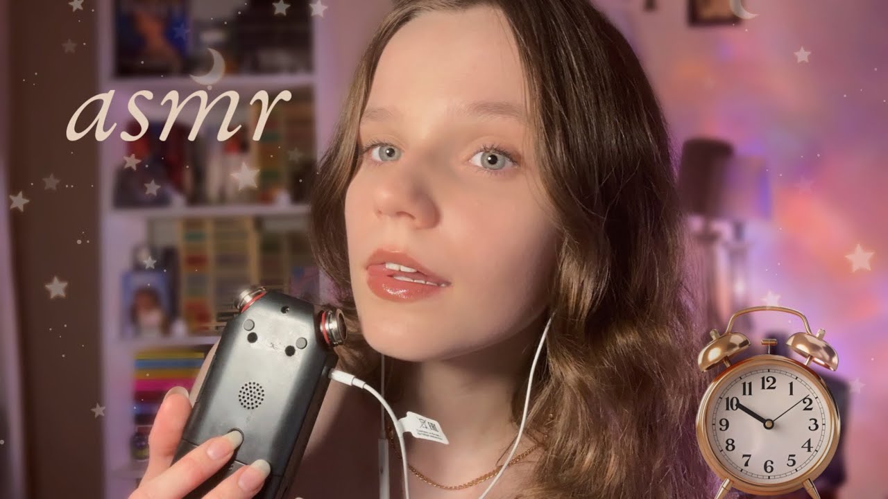 асмр эффект ожидания ⏰ липкие звуки рта на tascam 💋 anticipatory asmr & mouth sounds