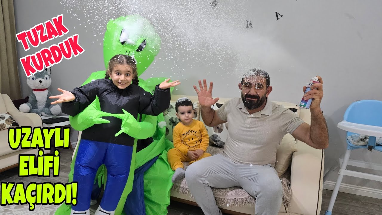 POYRAZ ELİF UZAYLIYA KAR SPRAYI İLE TUZAK KURDU!!!
