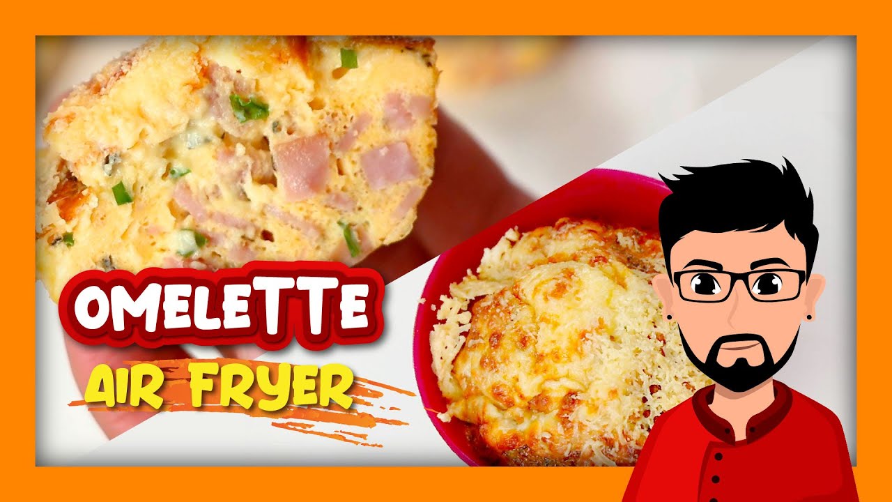 🍳 Cómo hacer Omelette o tortilla de huevo en la Freidora de Aire 🔥