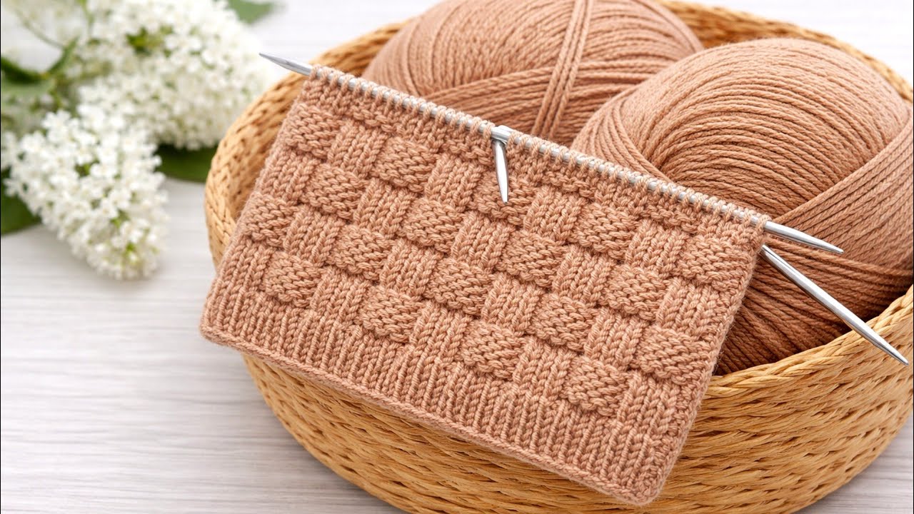  ♡✿Learn this eays beautiful knitting pattern quickly in minutes 