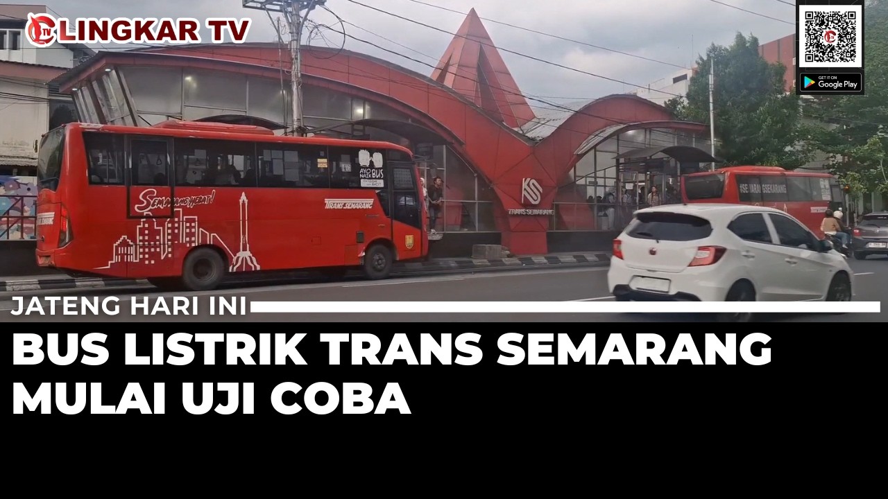 PEMKOT SEMARANG UJI COBA BUS LISTRIK, BANJIR MASIH JADI TANTANGAN PENGOPERASIAN