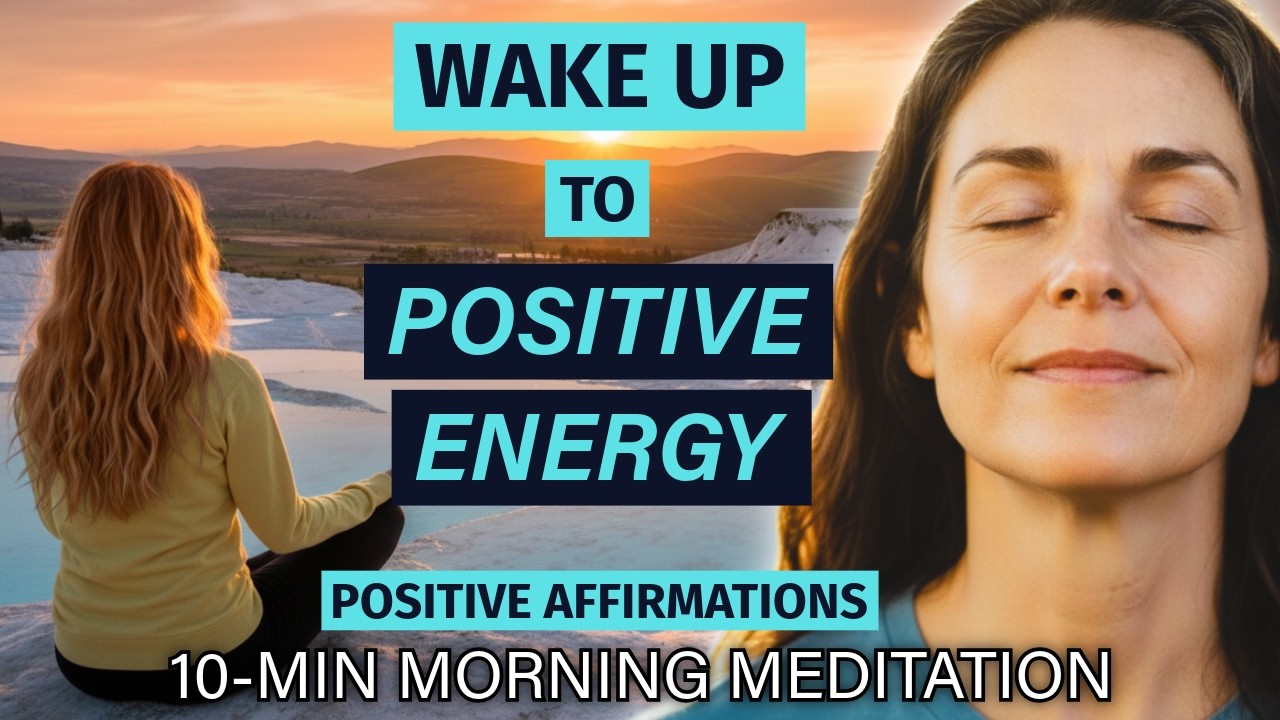 WAKE UP To POSITIVE ENERGY - 10 Min Positive Affirmations Morning Meditation - Joe Dispenza Inspired