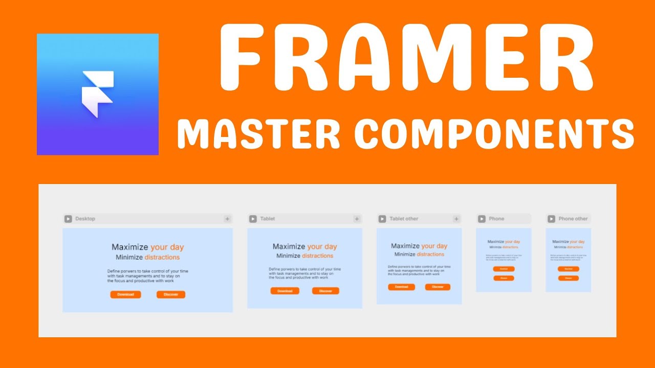 Основы основных компонентов Framer