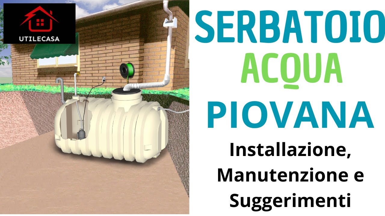 serbatoio acqua piovana| installazione Manutenzione Suggerimenti | Vantaggi e tipologie