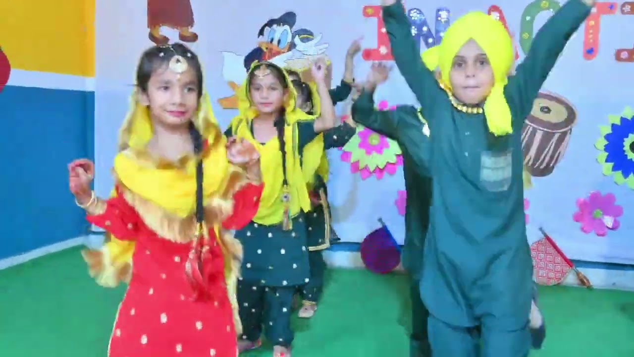 Action Song "Rangla Punjab" Performance by Class - UKG A 